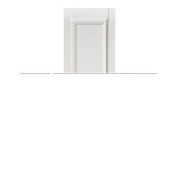 Mr Mxyzptlk Perfect Shutters IR521547001 Premier Raised Panel Exterior Decorative Shutters; White - 15 x 47 in. IR521547001